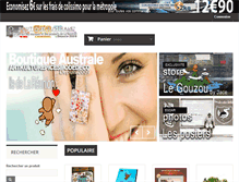 Tablet Screenshot of boutique-australe.com